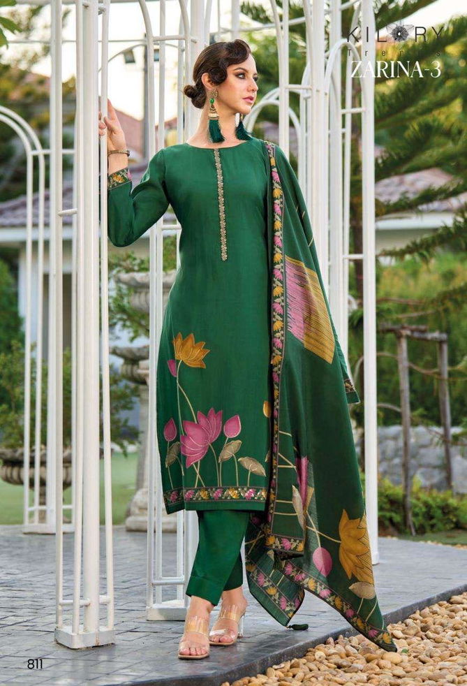 Zarina 3 By Kilory Viscose Muslin Digital Printed Salwar Kameez Wholesale Online